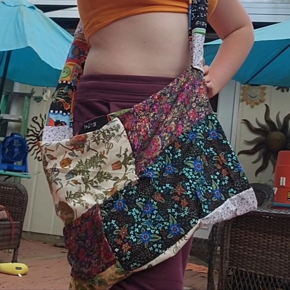 Hand Sewn Patchwork Bag!!